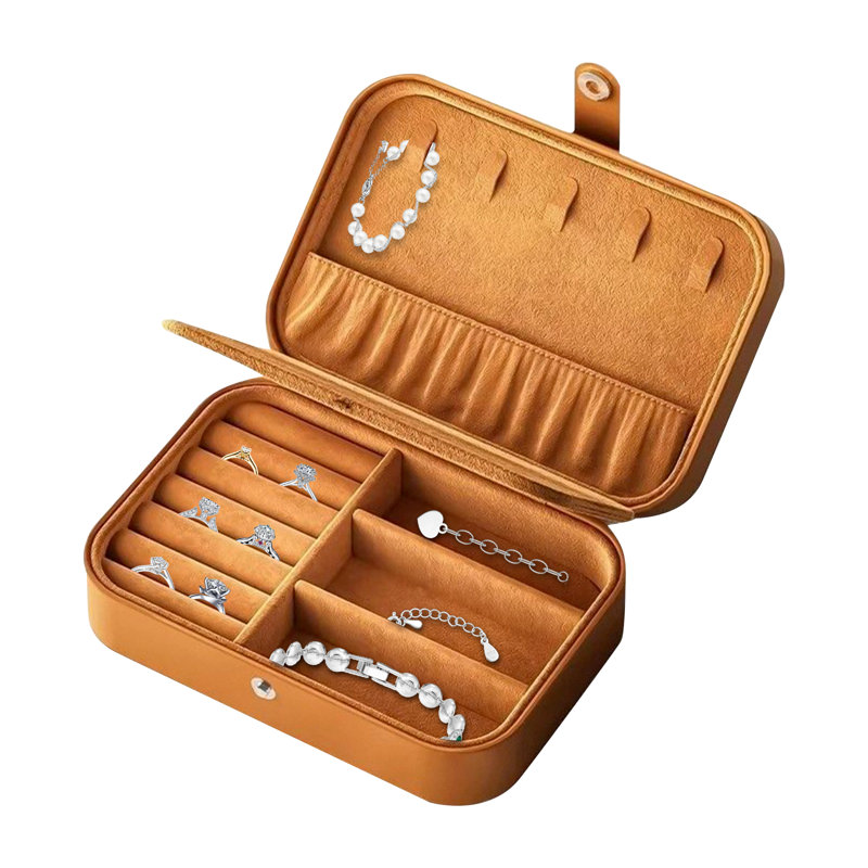 Boîte de rangement pour bijoux portable