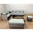 Chablis 9 Seater Corner Sofa Dining Set With Storage Bench With Rain Cover