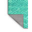 Tapis turquoise lavable à la machine Mackena Abstract 5389-1816265842