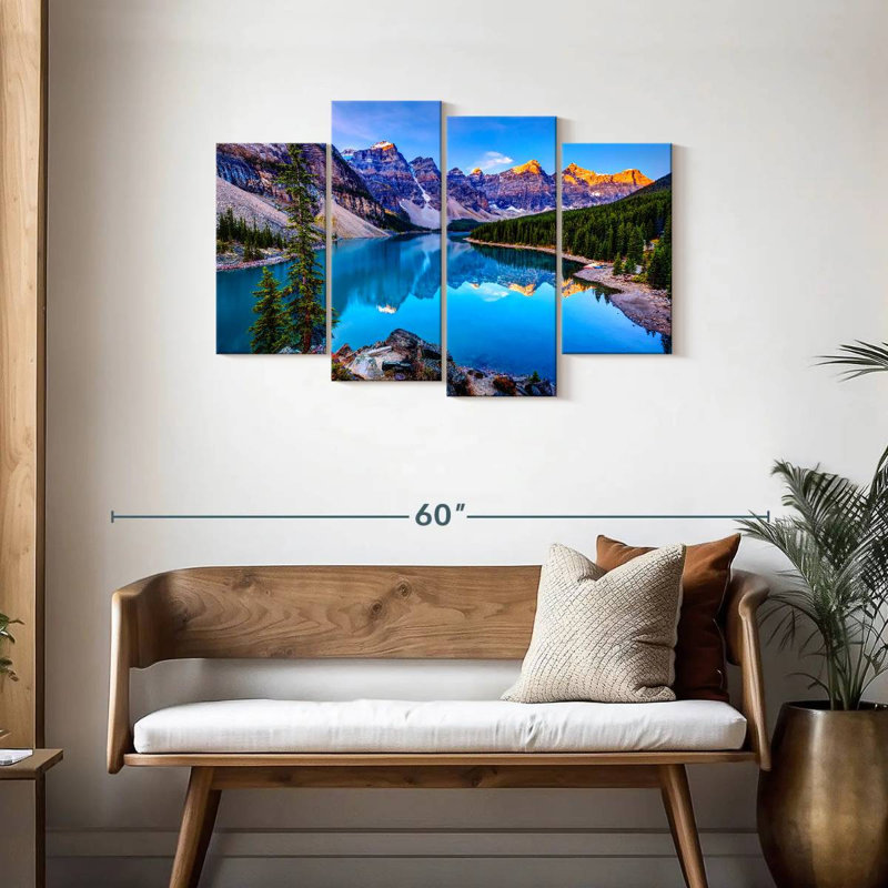 Alvord Amazing Moraine Lake, H 27 po x l 43 po