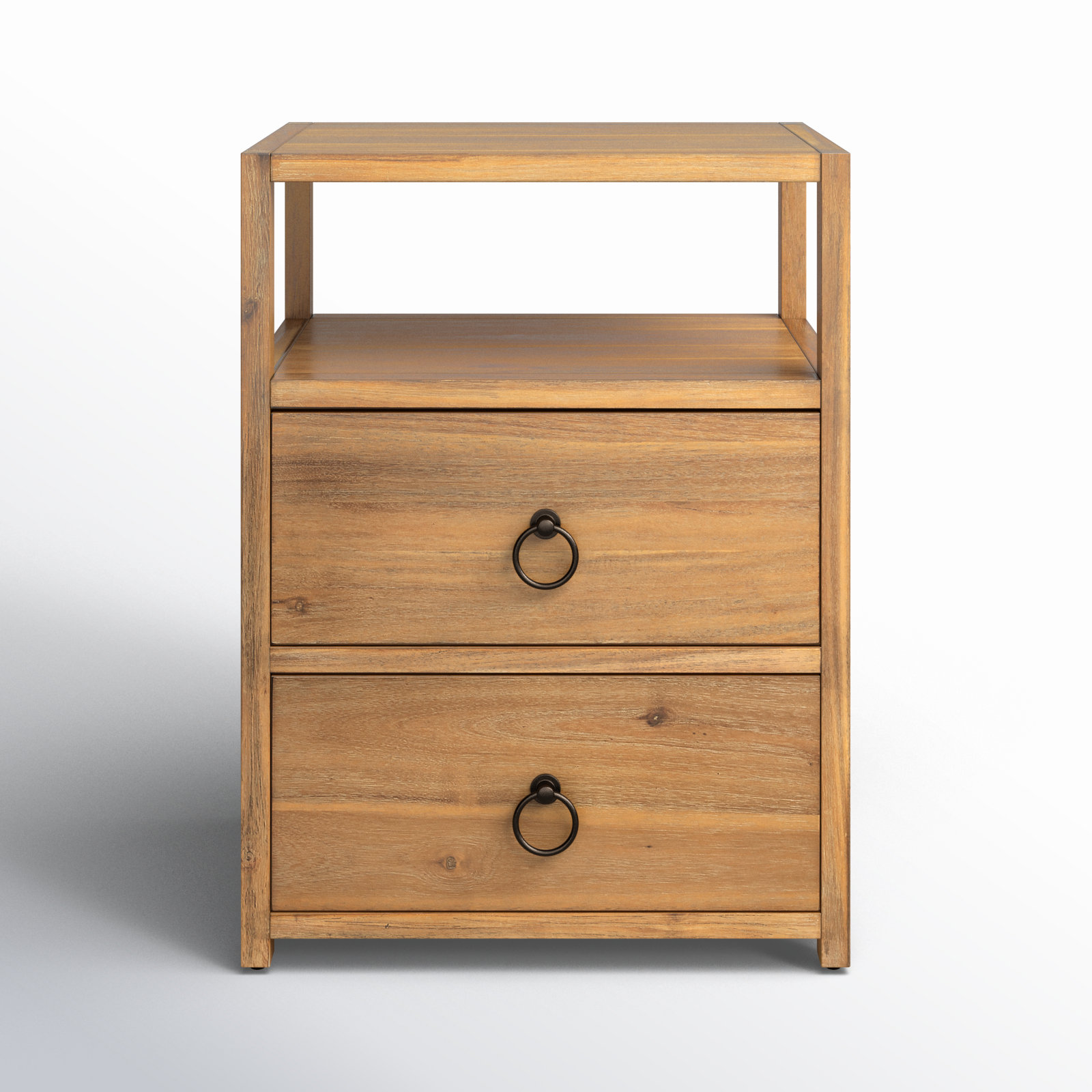 Elin 2-Drawer Nightstand - Stylish Bedroom Storage