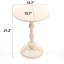 Table basse en métal vintage, table d'appoint ronde pour table de chevet et table d'appoint-475456029
