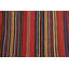 Tapis rayé en laine 5 x 8