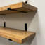 Tablettes rustiques Calheme avec supports en J-262811357-262811369