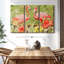 «Tropical Flamingo», 3 pièces sur toile-98562159