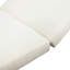Ensemble de méridienne avec coussin de détente (crème et triple pli), espace disponible d'un côté-1728214833