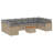  Garden Sofa Set Beige, Light Grey