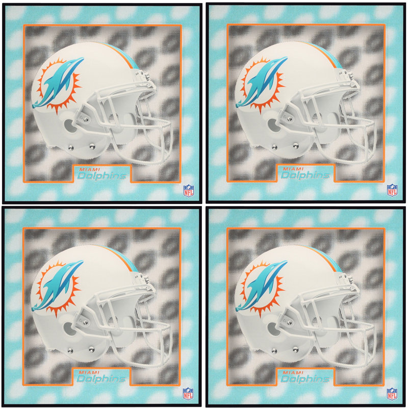 Sous-verre Miami Dolphins Helmet