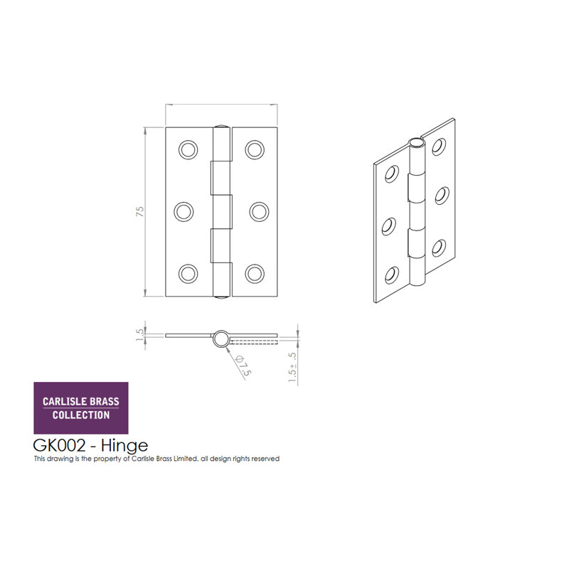 Gerolf Latch Door Handle, Polished Chrome