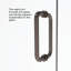 Porte de douche encadrée l 31 "x H 76" Coppia-1306774201-1306774200