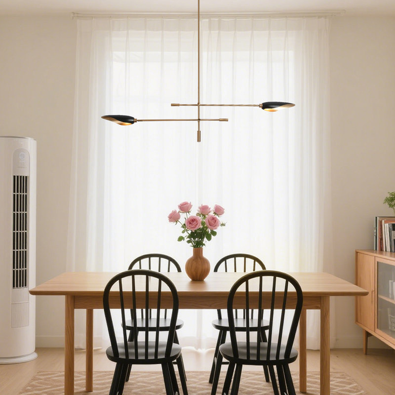 Lustre linéaire moderne à 2 lumières Lakendria
