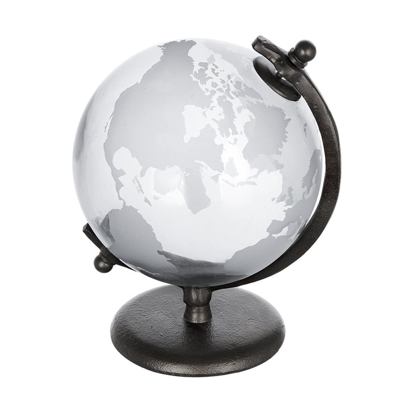 Glass Tabletop Globe