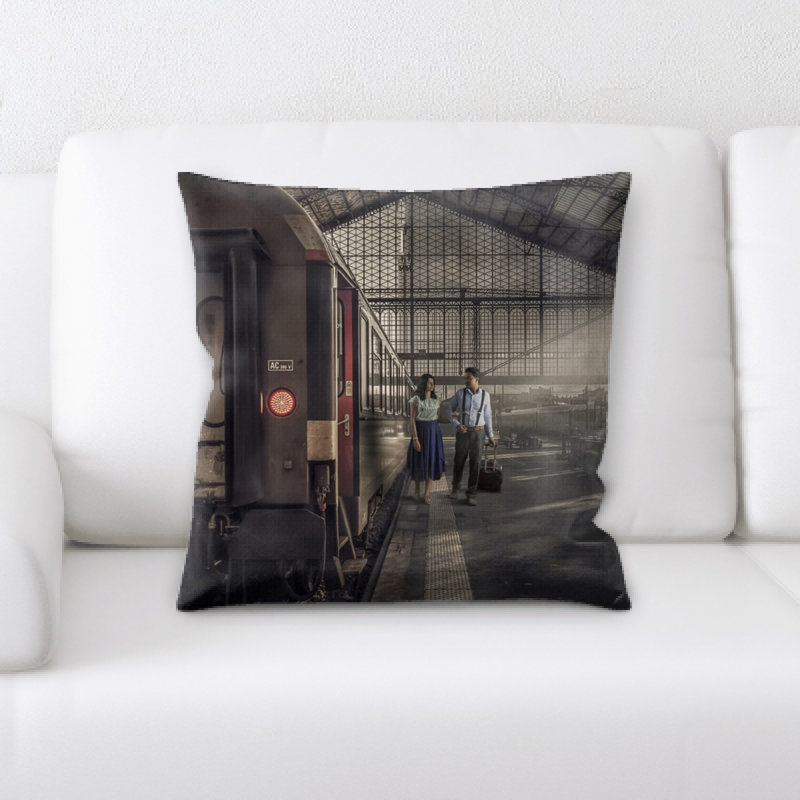 Microsuede Throw Pillow