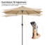 Parasol de marché inclinable 120 po 8 côtes Harworth-1509228851