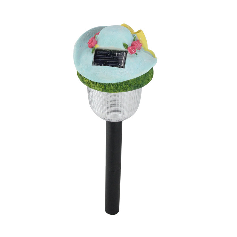 Rose Hat Garden Stake