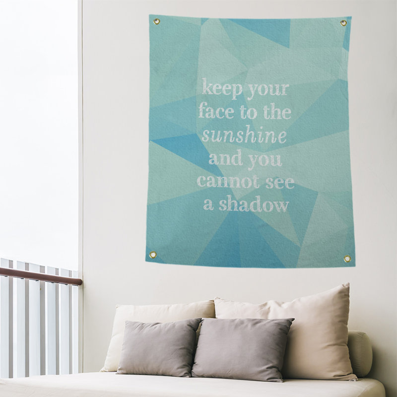 Tapisserie de devis optimisé en polyester en faux gemme, H 36 po x l 26 po, Zircon