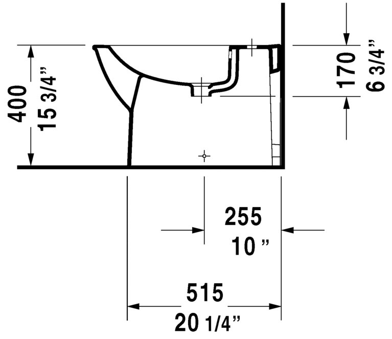 Bidet Darling New 15,75 "