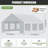 Party Tent Pergola With Canopy-116574865