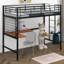Lit mezzanine en métal avec bureau Dilana-1011321430