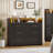 6 Drawer Dresser for Bedroom - 37” Tall Chest of Drawers with LED Light and Charging Station, Modern Organizer Cabinet with Open Shelf Table for Living Room, Entryway, Hallway,Black-1563072977-1560837136