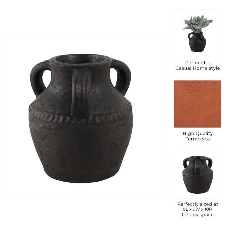 Handmade Clay Table Vase