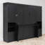 Lit escamotable 4 tiroirs avec 2 armoires et tablettes-1791605602-1783508843