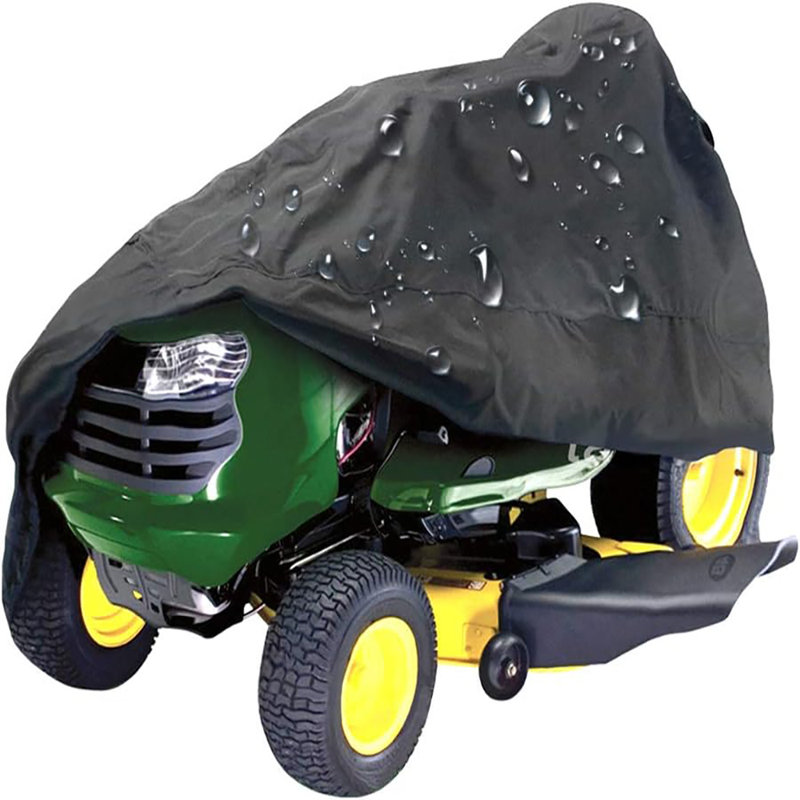 Housse pour tondeuse à gazon Homeya Outdoor, H 46 po x l 54 po x P 72 po, Noir