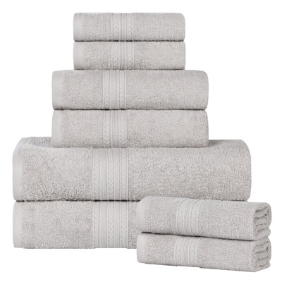 Asleigh 8-Piece Cotton Towel Set