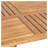 Outdoor 59 Inch Rectangular Solid Wood Table Dining Table,Teak Finish-246683197
