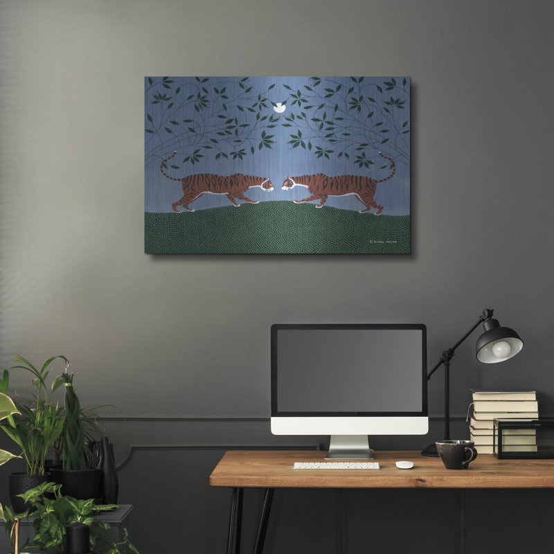 Luxe Twilight Tigers par Susan Henke Fi, H 24 po x l 36 po