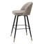 Cliff Swivel Upholstered Stool with Metal Frame-72767075-72767078