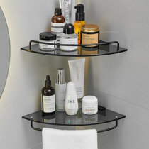 Corner Storage Rack  Wall Mounted Bathroom Shelf – JUGLANA