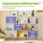 Wooden Open Shelf Bookcase, 3-Tier Cube Bookshelf, Modern Display Cabinet-604121014