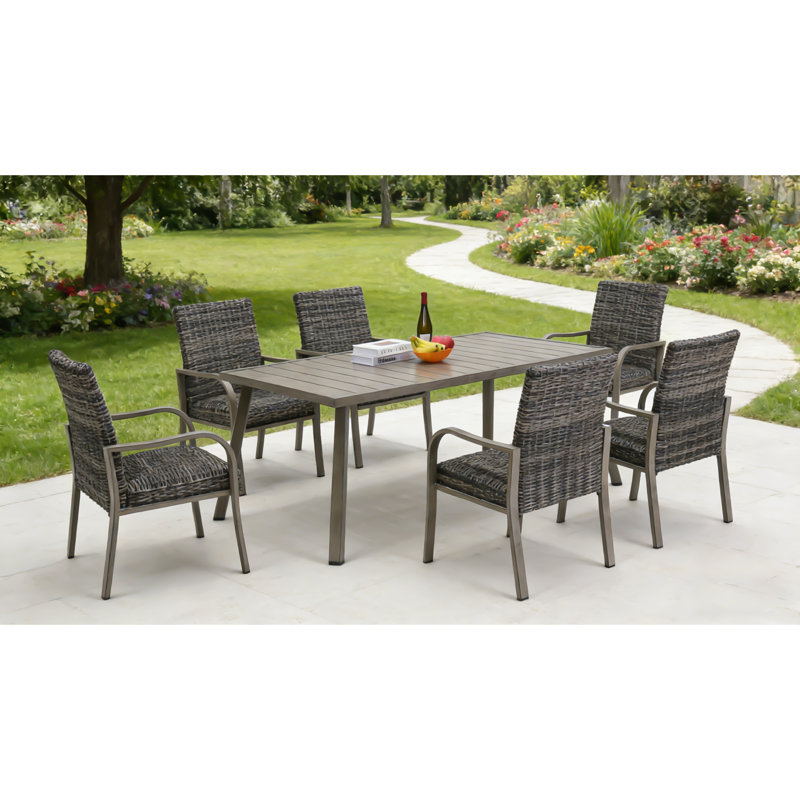 Outdoor Folding Iron Dining Table