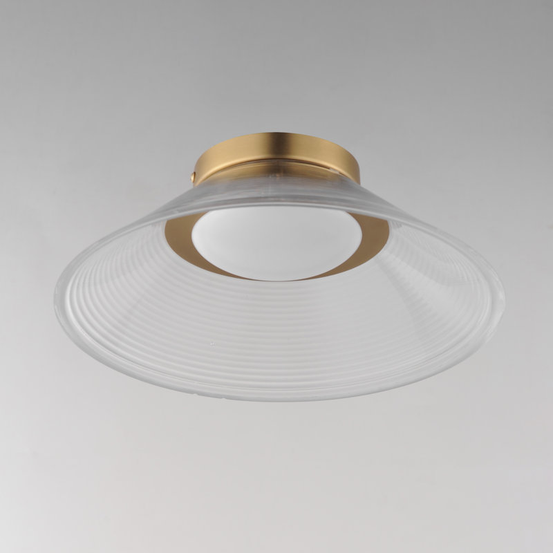 Plafonnier semi-encastré Jensen, Blanc