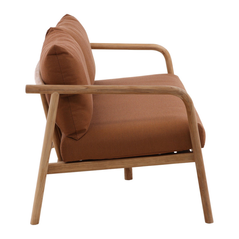 Aimee 65" Wide Outdoor Sofa, Sienna