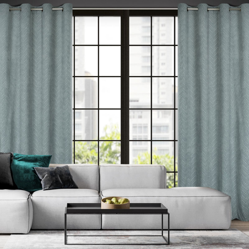 Hammame Blackout Curtain, Steel