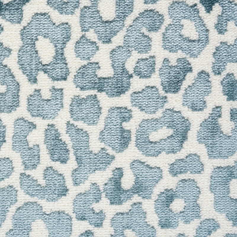 Tissu en velours Schumacher x Timothy Corrigan, Bleu
