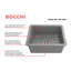 Sotto 24'' L Single Basin Kitchen Sink-853104466