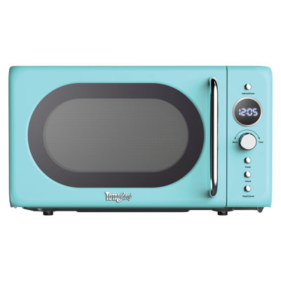 Total Chef Retro Microwave Oven, 0.7 Cu Ft, 8 Pre-sets, 700w