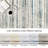 Modern Minimalist Striped Area Rug in Blue/Cream/Gray for Living Room, Hallway, Entryway Rugs-597950476