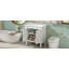 Armoire de meuble-lavabo 30 po avec lavabo en céramique, 30 po, armoire de rangement avec portes à fermeture douce et pieds en bois massif