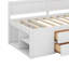 Twin Daybed With Drawers And Shelves-121082606