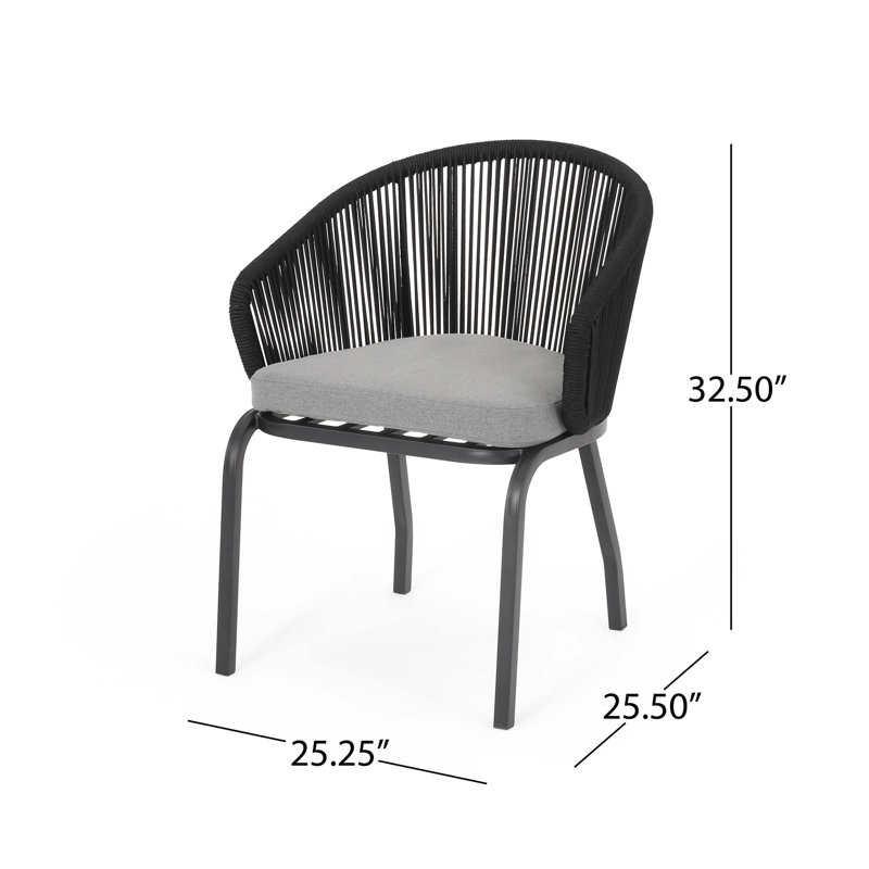 Caractéristique de salon unique, chaise d'appoint distinctive, Gris, Noir