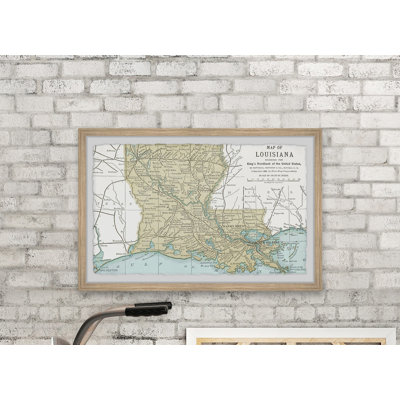 " Louisiana State Map "