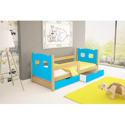 Hildulf European Toddler (80 X 180cm) 2 Drawer Bed and Mattress by Harriet Bee
