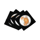 Zodiac Cancer Cotton Sateen Cocktail Napkins