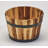 Bathily Handmade Wood Barrel Planter-47852152-29082865