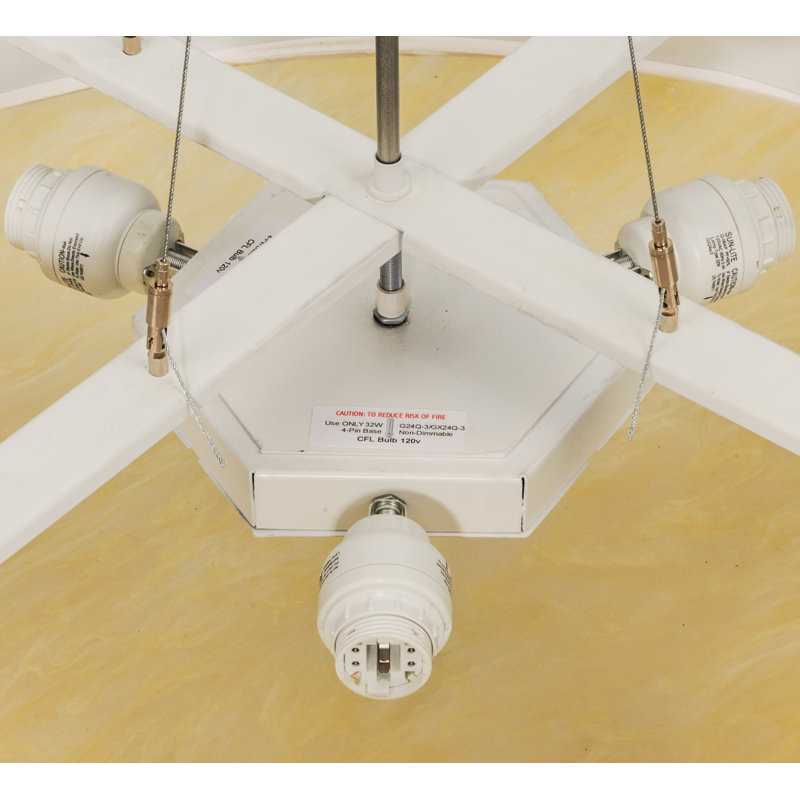 3 - Light Semi Flush Mount
