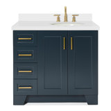 37 IN.  Single Bathroom Vanity